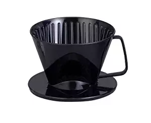 HIC Harold Import Co. 2661 HIC Coffee Filter Cone, Black, Number 1-Size, Brews 1 to 2-Cups No.1
