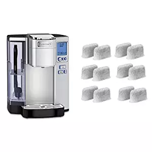 Cuisinart SS-10 Premium Single-Serve Coffeemaker with 12-Pack Replacement Charcoal Water Filters for Cuisinart Coffee Machines Bundle