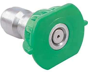 Pressure Washer Sprayer Nozzle Tip Size 3.0 or 030, Color Green 25 Degree Stainless Steel Quick Couple for 1500 Psi, 2000 Psi & 2500 Psi Pressure Washer