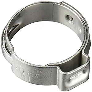 Oetiker 3/4-inch Stainless Steel PEX Cinch Clamp Rings For PEX Tubing Pipes, 50-pack