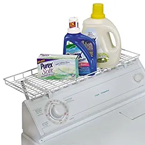 Household Essentials Over-The-Washer Storage Shelf, White