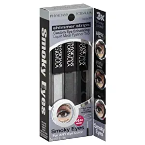 Physicians Formula Shimmer Strips Custom Eye Enhancing Liquid Metal Eyeliner, #7877 Trio Smoky Eyes - 0.25 Oz,...