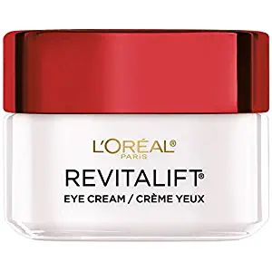 L'Oreal Paris Skincare Revitalift Anti-Wrinkle and Firming Eye Cream Treatment with Pro-Retinol Fragrance Free 0.5 oz.