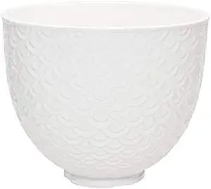 KitchenAid mermaid lace white 5KSM2CB5TWM Ceramic bowl