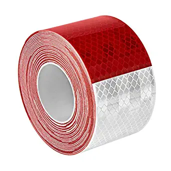 3M 983-326 2" X 30FT 963-326 Prismatic Conspicuity Markings, 2" Wide, 30' Length, Red/White