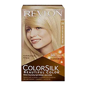 Revlon ColorSilk Beautiful Permanent Color, [04] Ultra Light Natural Blonde 1 ea (Pack of 2)