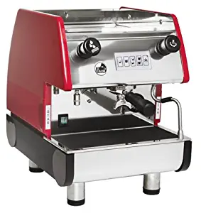 La Pavoni PUB 1V-B 1 Group Volumetric Espresso Machine (Red)