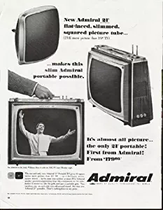 1965 Admiral Television Ad "New Admiral 21""