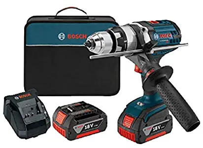 Bosch HDH181X01RT 18V Cordless Lithium-Ion 1/2 in. Brute Tough Hammer Drill Driver with Active Response Technology (Renewed)