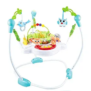 Super Fun Jumperoo with Toys and Lights Jungle Baby