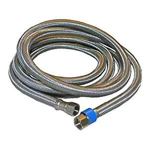 LASCO 10-0996 96-Inch Water Supply Line, Braided Stainless Steel, 1-Pack