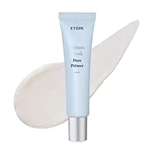 ETUDE HOUSE Sebum Soak Pore Primer | Long-Lasting Makeup Base with Sebum Control Effect and Matte Finish | Great Pore Coverage | Kbeauty
