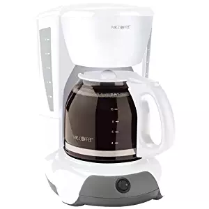 Mr. Coffee VB1212-Cup Switch Coffeemaker, White