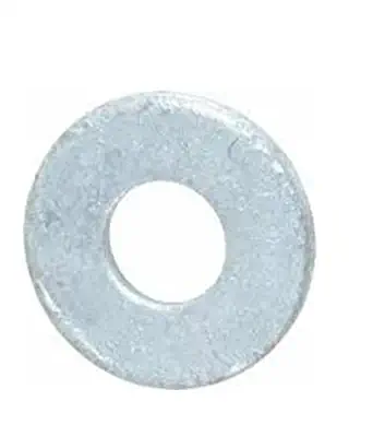 Steel Flat Washer, Hot-Dipped Galvanized Finish, ASME B18.22.1, 3/4" Screw Size, 13/16" ID, 2" OD, 0.148" Thick (Pack of 25)