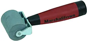 MARSHALLTOWN The Premier Line E54D 2-Inch Flat Commercial Grade Solid Rubber Seam Roller with DuraSoft Handle