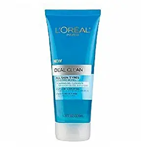 NEW L'Oreal Ideal Clean All Skin Types Foaming Gel Cleanser 6.8Fl oz