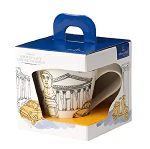 New Wave Caffé Cities of the World Mug Rome By Villeroy & Boch - Premium Porcelain - Made in Germany - Dishwasher and Microwave Safe - Gift Boxed - 11.75 Ounce Capacity