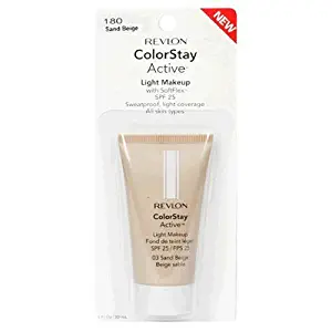 Revlon Colorstay Active Light Makeup, Sand Beige 1 fl oz (30 ml)