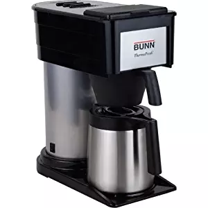 BUNN 10-Cup Thermofresh Home Brewer - 900 W - 10 Cup(s) - Black, Silver - Stainless Steel