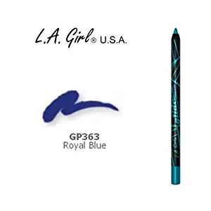 3 Pack L.A. Girl Cosmetics Gel Glide Eyeliner Pencil 363 Royal Blue
