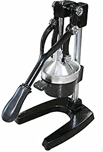 Commercial Manual Lever Press Citrus Juicer Heavy Cast Iron Steel Base and Stainless Steel Bowl CHEFCAPTAIN TM