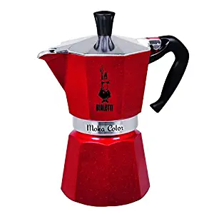 Bialetti 5291 Moka Emotion Espresso Maker, Red