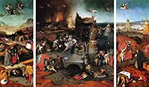 The Temptation Of St Anthony Poster Print by Hieronymus Bosch (12 x 18)