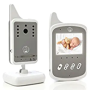 Video Baby Monitor with Camera : 2,4" LCD Digital - Wireless Surveillance Camera with Night Vision for Remote Monitoring of Your Infant.
