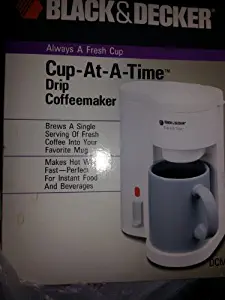 Black & Decker Cup-At-A-Time Coffee Maker Model: DCM6