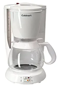 Cuisinart DCC-100 Coffee Bar Classic 10-Cup Coffeemaker, White