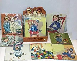 Lot of 24 Pieces - Assorted Raggedy Ann and Andy Nursery Art Cards