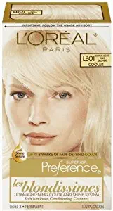 L'Oreal Paris Superior Preference Hair Color - LB-01 Extra Light Ash Blonde (Pack of 3)
