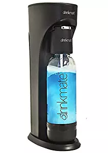 DrinkMate Carbonated Beverage Maker without CO2 Cylinder (Matte Black)