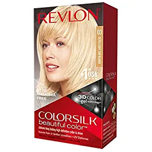 Revlon ColorSilk Hair Color, 03 Ultra Light Sun Blonde 1 ea (Pack of 2)