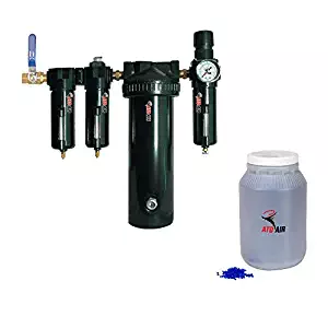 ATD Tools 7763 Large 30-SCFM Desiccant Air Drying System with 1/2" Pipe