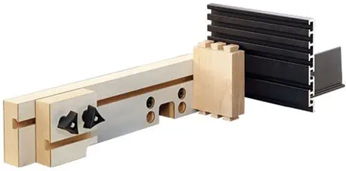 INCRA IJ32FNCSYS Original Jig Fence System with MDF Fence and Shop Stop plus Aluminum Right Angle Fixture
