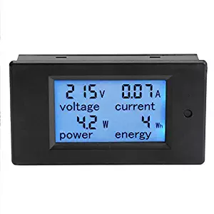 DROK 200123 Digital Multimeter AC 80-260V 100A Voltage Amperage Power Energy Meter AC Volt Amp Tester Voltmeter Ammeter Watt Meter