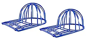 BallcapBuddy Cap Washer Hat Washer The Original Patented Baseball Cap Cleaner Made in USA- 2-Pack Blue Excellent Ball Cap Washer for Flat and Curved caps in Top Rack of The Dishwasher (2-Blue)