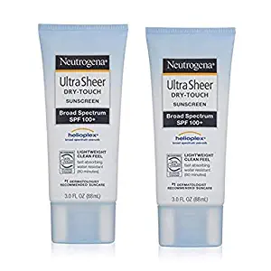 Dry-Touch Water Resistant and Non-Greasy Sunscreen Lotion with Broad Spectrum SPF 100+ (3 fl. Oz - 2 Pack)