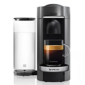 Nespresso ENV155T VertuoPlus Deluxe Coffee and Espresso Maker by De'Longhi, Titan