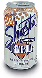 Shasta Diet Cream Soda, 12-Ounce Cans (Pack of 24)