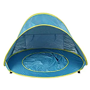 A1 ShiABLD-Baby Beach Tent Waterproof Portable Shade Pool Uv Protection Sun Shelter for Infant Kids Outside Tenting Sunshade Beach (Color : Blue)
