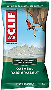 CLIF BAR - Energy Bars - Oatmeal Raisin Walnut - (2.4 Ounce Protein Bars, 12 Count)