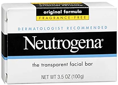 Neutrogena The Transparent Facial Bar Original Formula, Fragrance Free 3.50 oz (Pack of 8)