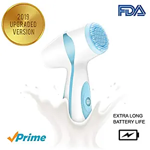 Heart Motivation Skin Care Renewal System, Deep Cleaning Treatment | Cleans Tones and Massages The Face| Facial Massager| Cleanse, wash away dirt, oil, makeup, and toxins with Electric Cleansing Brush