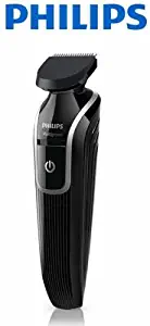 Philips Norelco Cordless Facial Styling Multigroom Trimmer, with Full Size Trimmer and Detail Trimmer, Features Adjustable Beard and Stubble Combs Up to 18 Length Settings, and 21mm Detail Trimmer, Includes Nose Trimmer, and is Water Resistant