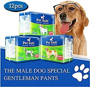 Pet Soft Disposable Male Wrap Dog Diaper