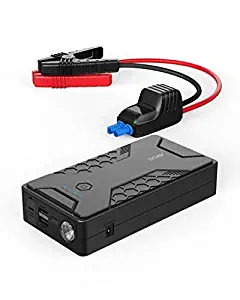 Anker Roav Jump Starter Pro 1000A, 12800mAh, 12V Portable Car Jump Starter (Gas Engines up to 6.0L, Diesel up to 4.0L), Battery and Phone Charger with 3 USB Ports, SOS LED, and Jumper Cables