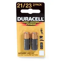 Duracell MN21B2PK Watch/Electronic/Keyless Entry Battery, 12 Volt Alkaline