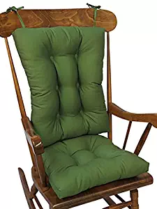 The Gripper Non-Slip Twill Rocking Chair Cushions, Mastic